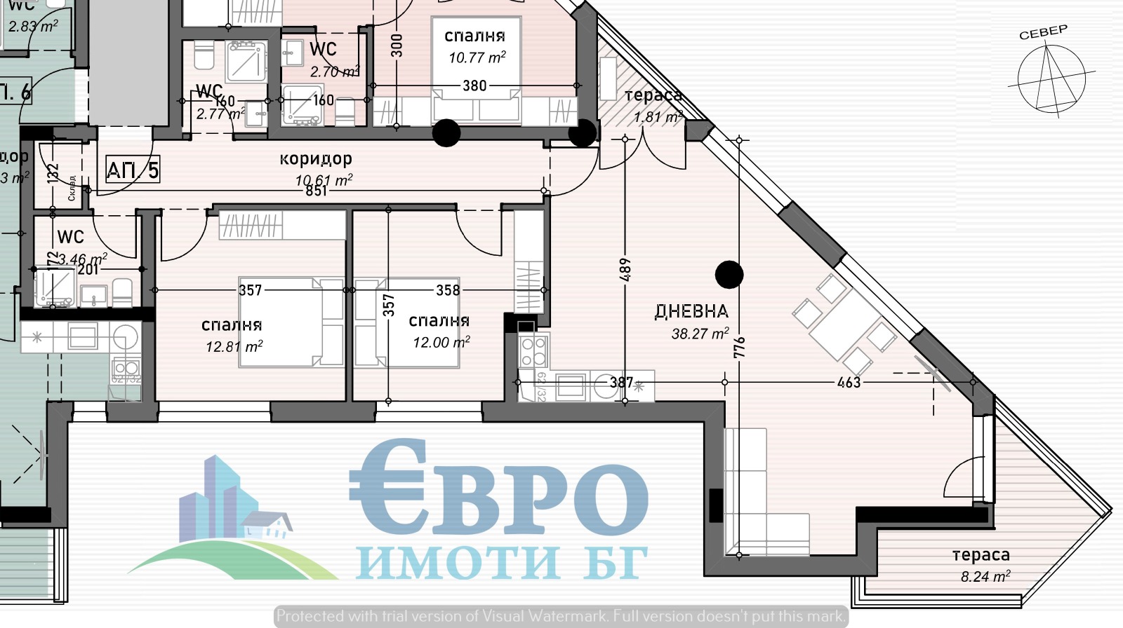 Продава 3-СТАЕН, гр. Стара Загора, Била, снимка 2 - Апартаменти - 44116404
