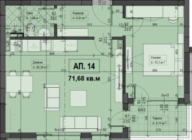 1 dormitorio Asenovgrad, región Plovdiv 6