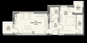 1 dormitorio v.z.Kinotsentara 3 chast, Sofia 4