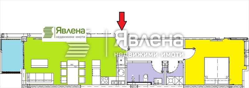 Myytävänä  1 makuuhuone Sofia , Tsentar , 77 neliömetriä | 55118580 - kuva [5]