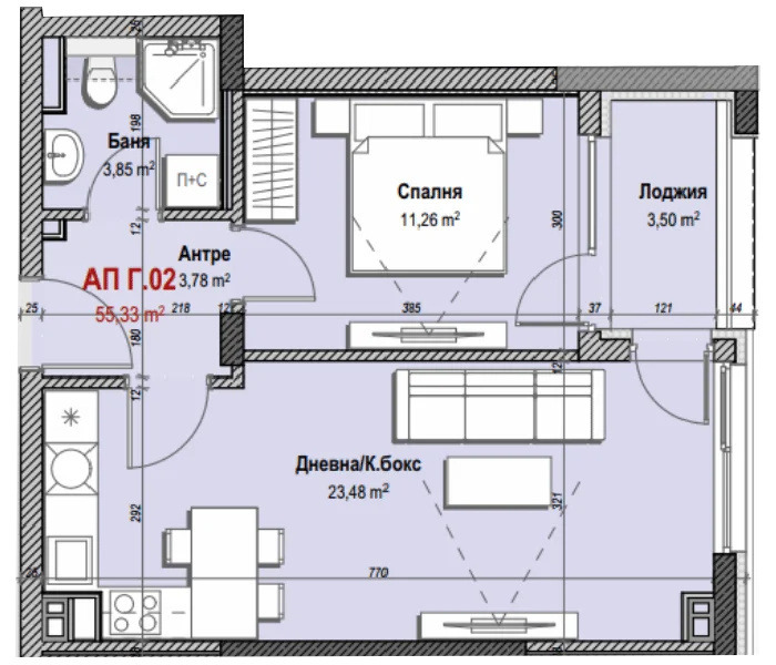 En venta  1 dormitorio Sofia , Mladost 3 , 75 metros cuadrados | 30650123 - imagen [3]