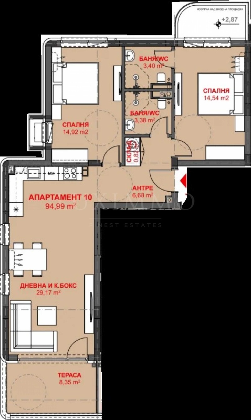 Продава 3-СТАЕН, гр. Черноморец, област Бургас, снимка 2 - Апартаменти - 53030260