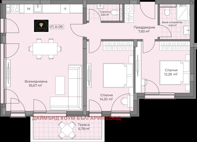 Продава 3-СТАЕН, гр. Пловдив, Остромила, снимка 2 - Aпартаменти - 48363015