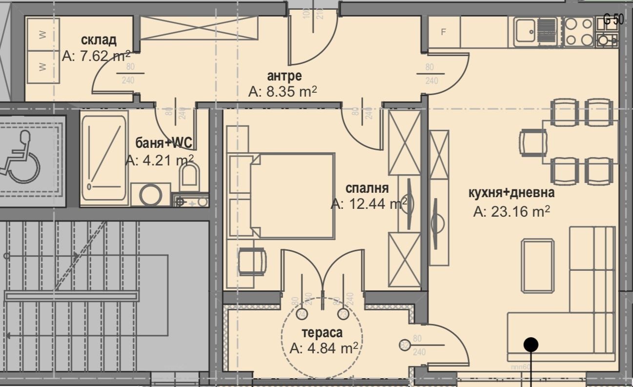 Продава 2-СТАЕН, гр. София, Малинова долина, снимка 5 - Апартаменти - 55680919