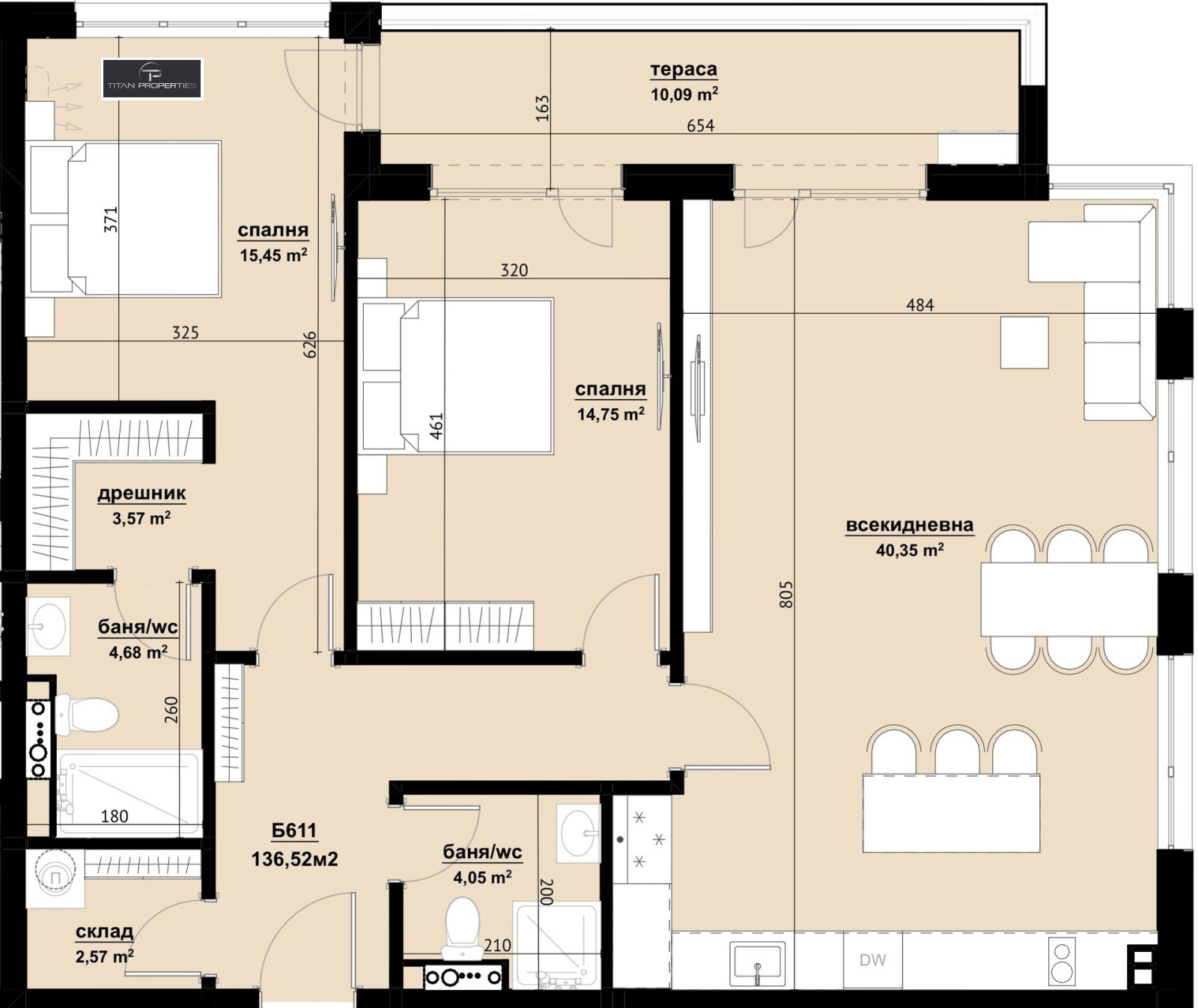Продава 3-СТАЕН, гр. Бургас, Славейков