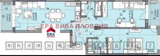 Na prodej  2 ložnice Plovdiv , Gagarin , 122 m2 | 20612776 - obraz [2]