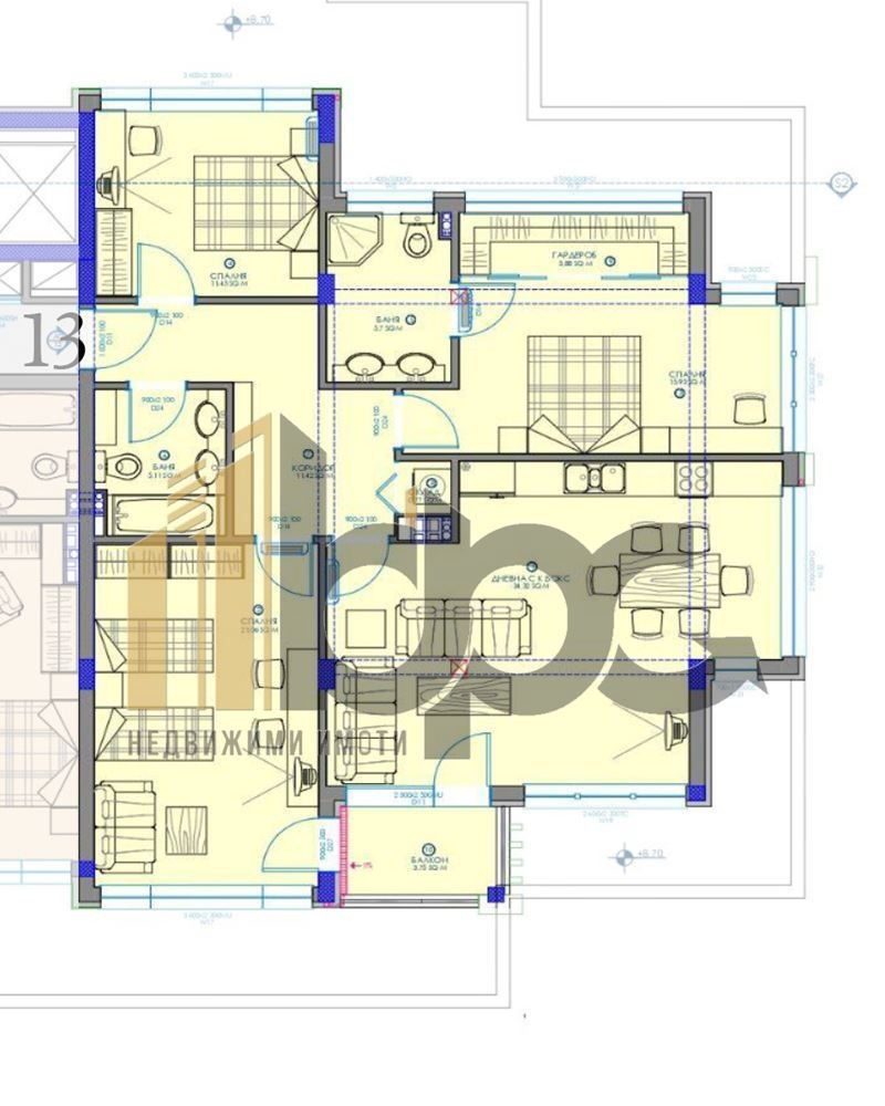 Продава  4-стаен град София , Манастирски ливади , 152 кв.м | 35110512 - изображение [4]