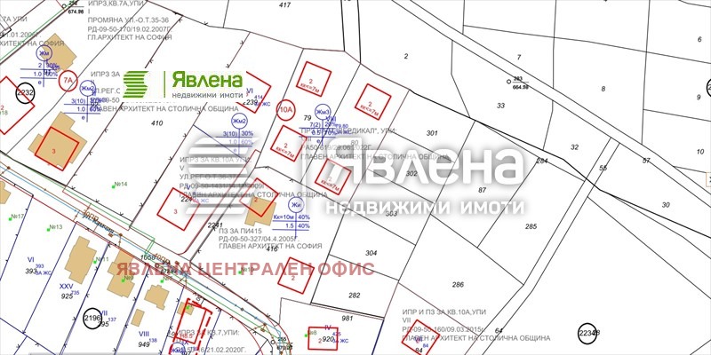 Продава  Парцел град София , гр. Банкя , 2123 кв.м | 72979635 - изображение [2]