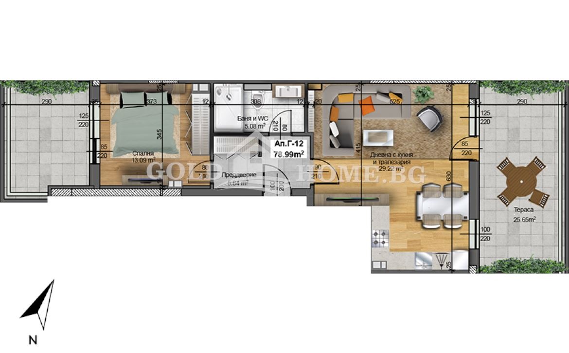 Продава 3-СТАЕН, гр. Пловдив, Христо Смирненски, снимка 14 - Апартаменти - 55232079