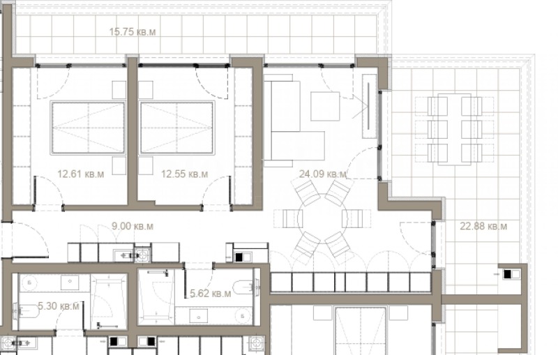 Продава 3-СТАЕН, гр. София, Горубляне, снимка 3 - Апартаменти - 53112681