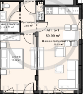 Till salu  1 sovrum Plovdiv , Ostromila , 95 kvm | 13674860 - bild [7]