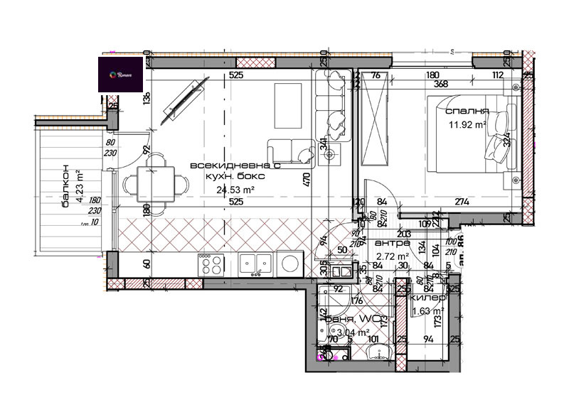 De vânzare  1 dormitor Varna , Mladost 1 , 69 mp | 24388204 - imagine [6]