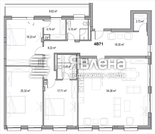 Продава 4-СТАЕН, гр. Пловдив, Христо Смирненски, снимка 6 - Апартаменти - 55305000