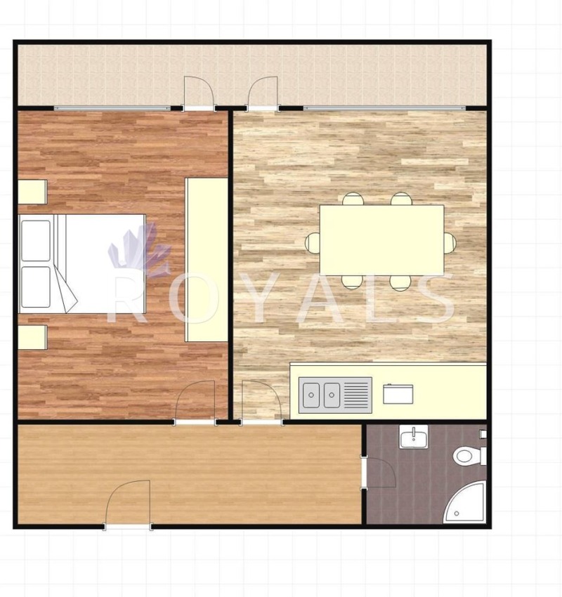 De vânzare  1 dormitor Varna , Briz , 43 mp | 46853590 - imagine [2]