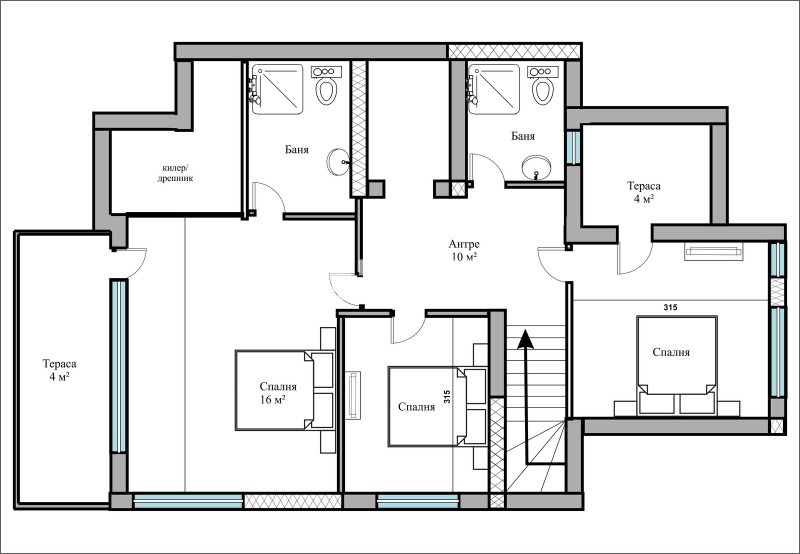 De vânzare  3+ dormitor Plovdiv , Vâstaniciesci , 158 mp | 42063992 - imagine [3]