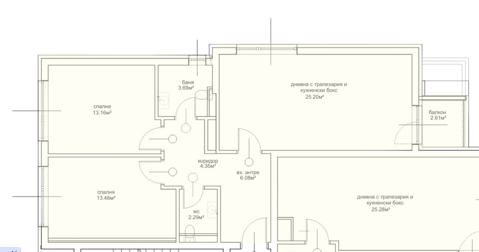 Продава 3-СТАЕН, гр. София, Горна баня, снимка 2 - Апартаменти - 53506124