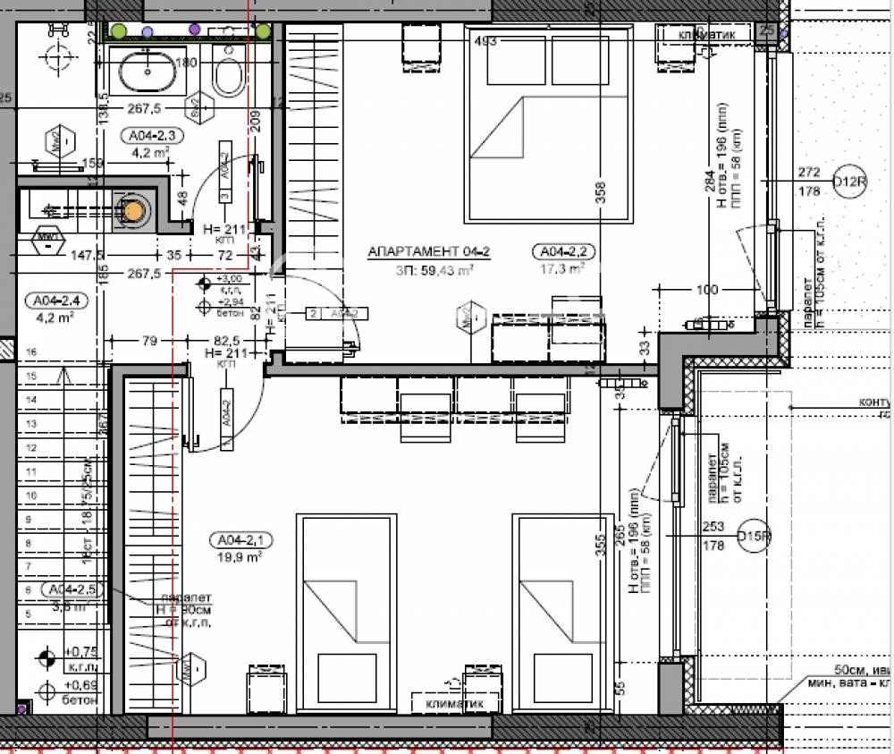 Продава 3-СТАЕН, гр. София, Манастирски ливади, снимка 5 - Апартаменти - 56255006