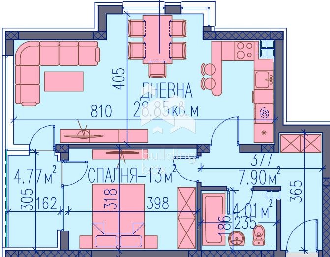 Na prodej  1 ložnice Plovdiv , Trakija , 87 m2 | 80172555 - obraz [5]