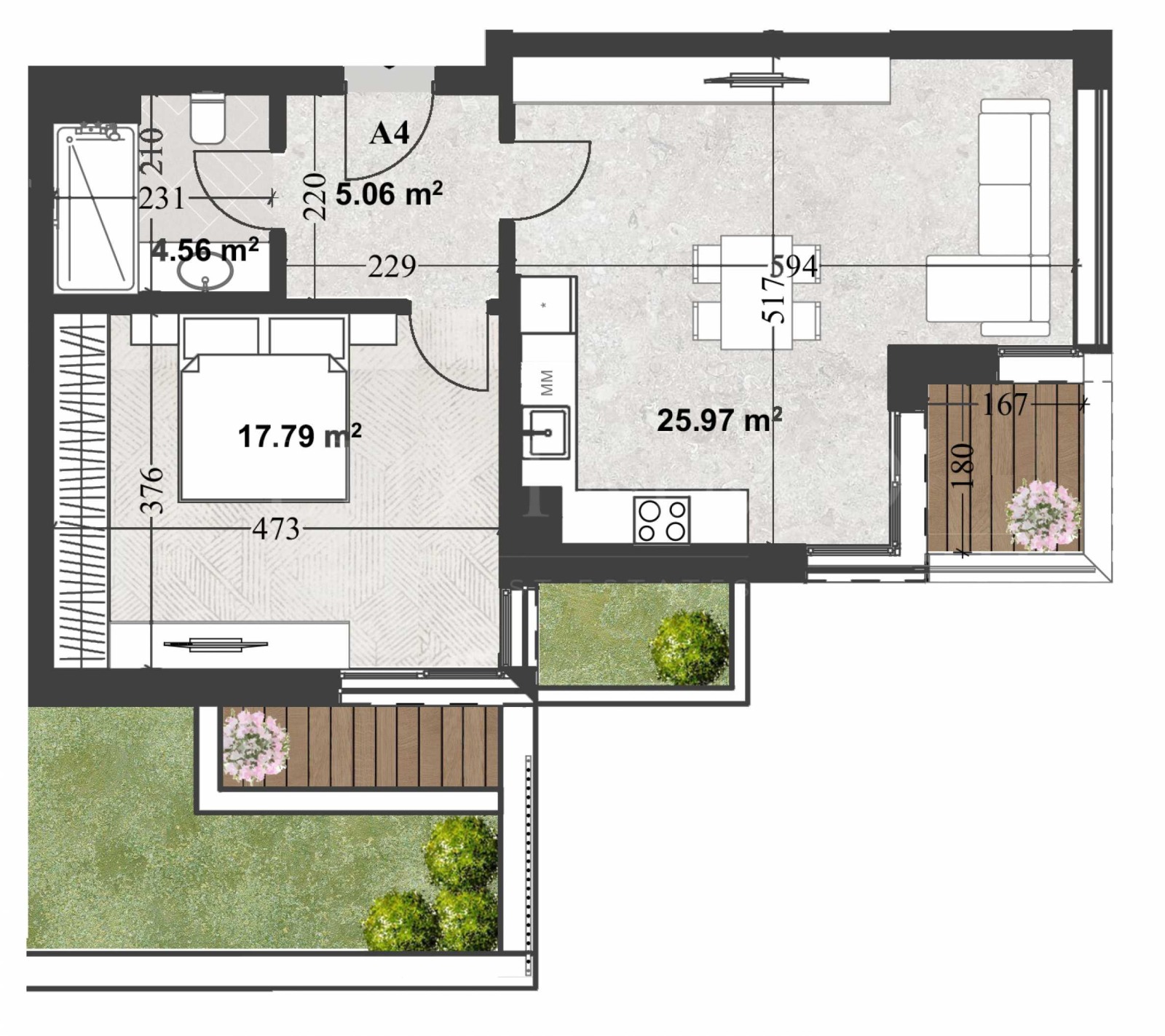 Продава 2-СТАЕН, гр. София, Кръстова вада, снимка 2 - Апартаменти - 55499606