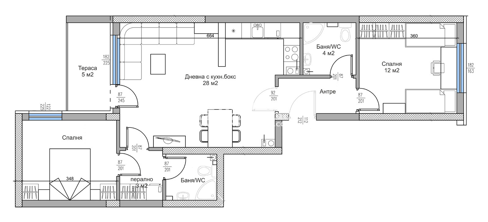 Продава 3-СТАЕН, гр. Пловдив, Тракия, снимка 2 - Апартаменти - 48111715