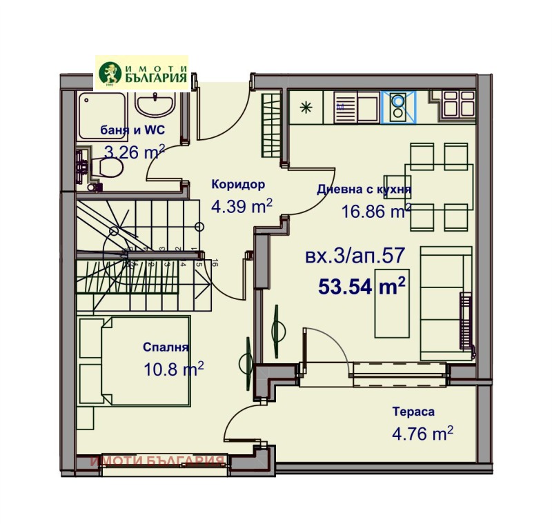 Na sprzedaż  1 sypialnia Warna , Mladost 1 , 148 mkw | 75187056 - obraz [2]