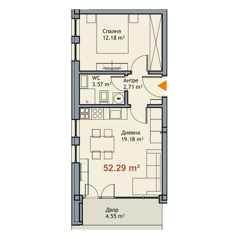 Продава 2-СТАЕН, гр. Варна, к.к. Чайка, снимка 8 - Апартаменти - 53679772