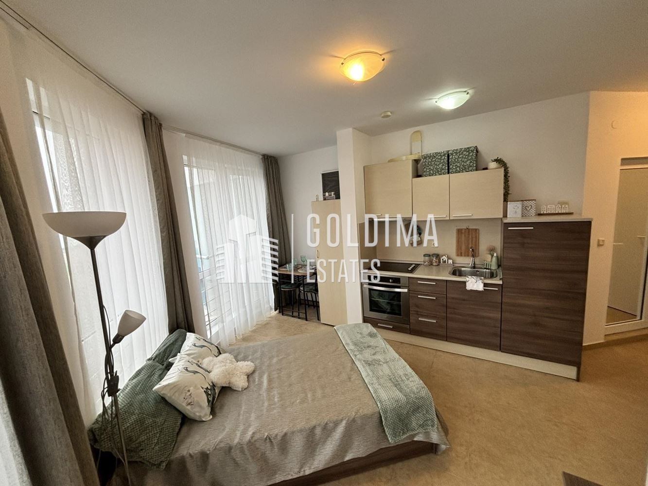 Продава 1-СТАЕН, гр. Ахелой, област Бургас, снимка 3 - Апартаменти - 54863442