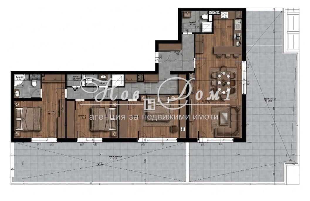 Продава 4-СТАЕН, гр. София, Младост 2, снимка 3 - Апартаменти - 49929428