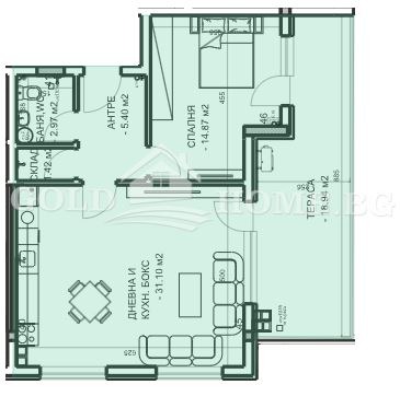 Продава 2-СТАЕН, гр. Пловдив, Младежки Хълм, снимка 5 - Aпартаменти - 48674665