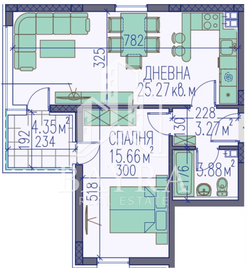 Till salu  1 sovrum Plovdiv , Centar , 76 kvm | 99697499 - bild [9]