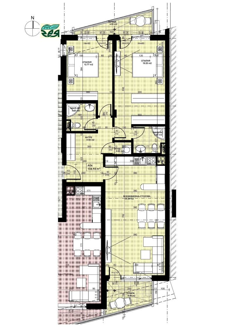 Продаја  2 спаваће собе Софија , Обориште , 128 м2 | 38133518 - слика [2]