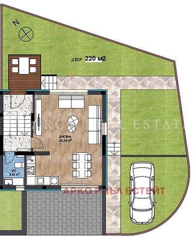 Продава КЪЩА, гр. София, Горна баня, снимка 15 - Къщи - 56220264