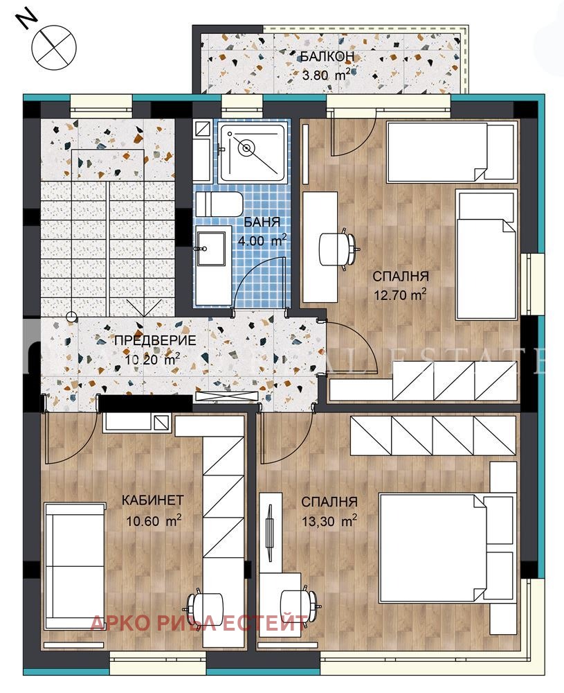 Продава КЪЩА, гр. София, Горна баня, снимка 17 - Къщи - 56220264