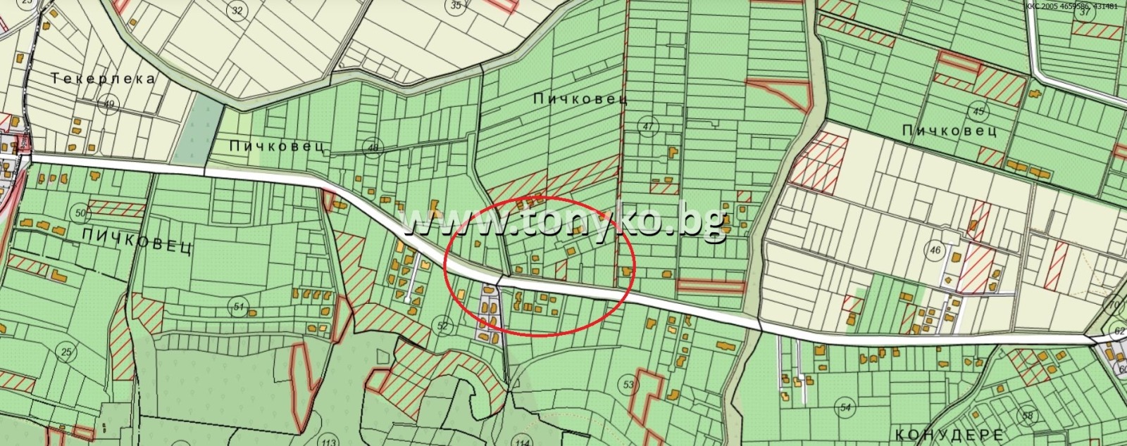 Продава ПАРЦЕЛ, с. Марково, област Пловдив