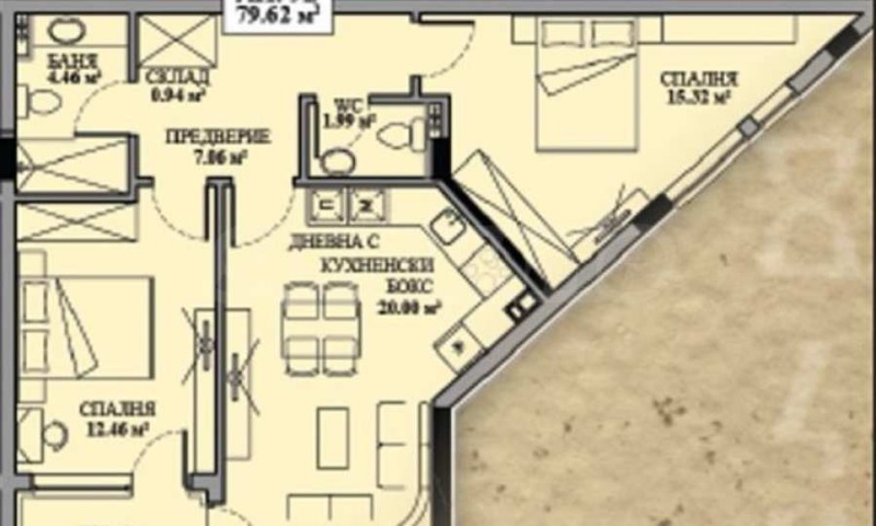 In vendita  2 camere da letto Sofia , Darvenitsa , 96 mq | 99255316 - Immagine [3]