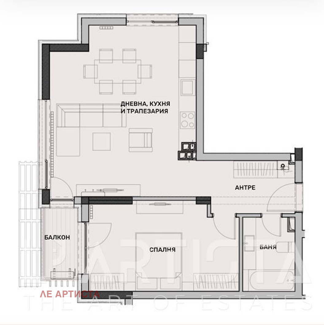 Продава 2-СТАЕН, гр. София, Манастирски ливади, снимка 2 - Апартаменти - 53453296