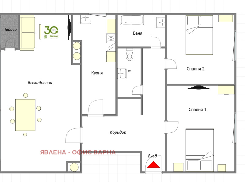 Продава 3-СТАЕН, гр. Варна, Младост 1, снимка 10 - Aпартаменти - 49451843