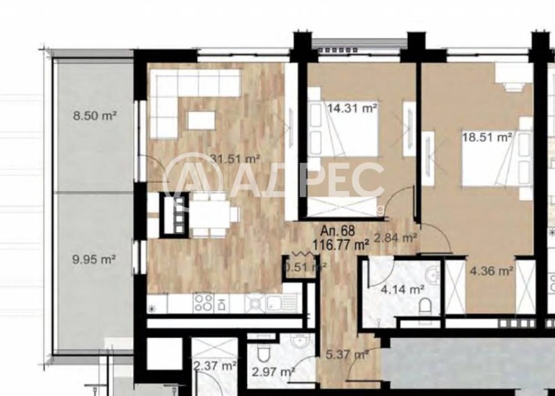 Продава  3-стаен град София , Сердика , 141 кв.м | 18380206 - изображение [2]