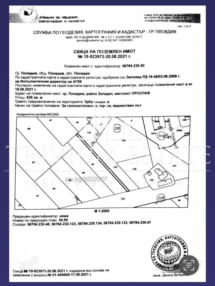 Продава ПАРЦЕЛ, гр. Пловдив, Христо Смирненски, снимка 12 - Парцели - 52627336