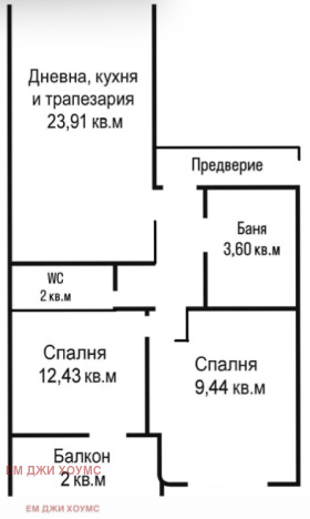 3-стаен град София, Зона Б-19