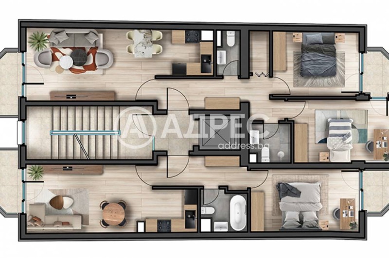 Продава 3-СТАЕН, гр. София, Център, снимка 2 - Апартаменти - 53029896