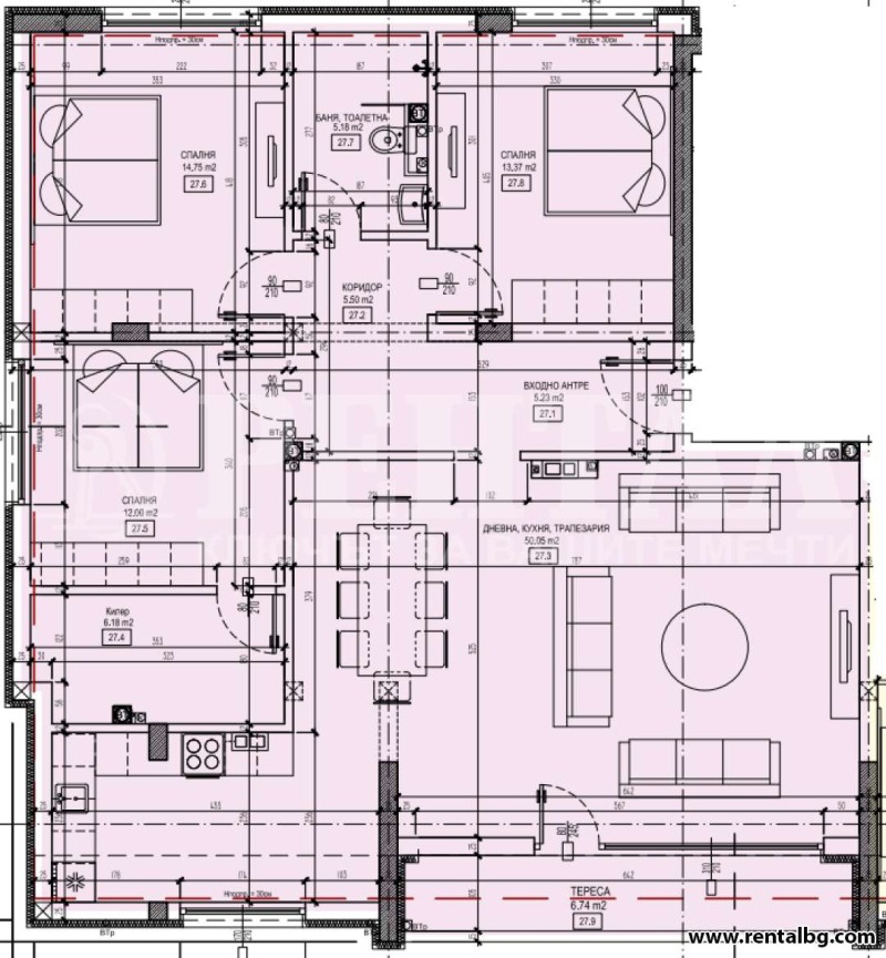 Продава МНОГОСТАЕН, гр. Пловдив, Кючук Париж, снимка 14 - Aпартаменти - 46820357