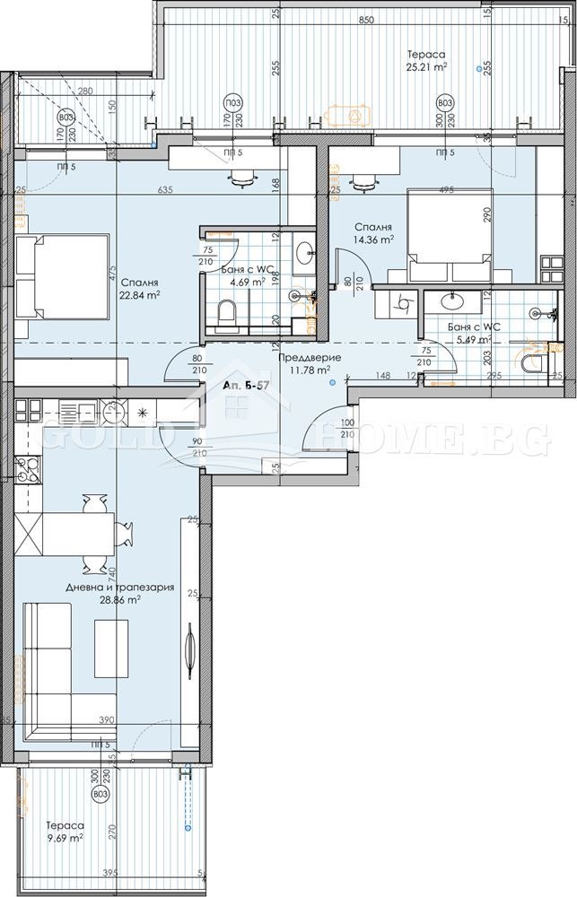 Продава 3-СТАЕН, гр. Пловдив, Кършияка, снимка 6 - Апартаменти - 54550672