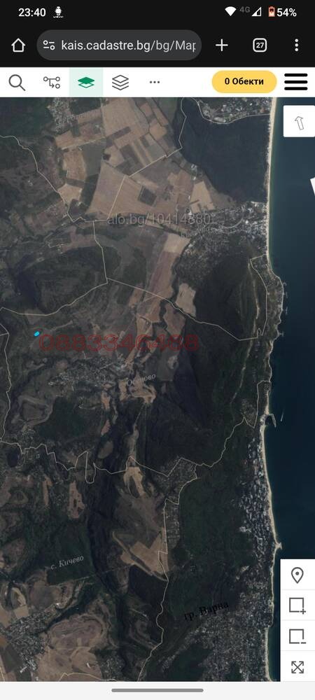 Продава ПАРЦЕЛ, с. Осеново, област Варна, снимка 2 - Парцели - 52843995