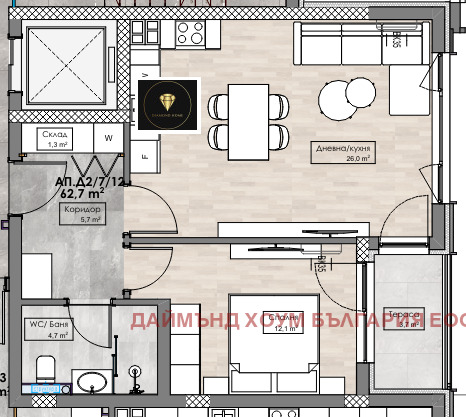 Продава 2-СТАЕН, гр. Пловдив, Кършияка, снимка 2 - Aпартаменти - 47979559