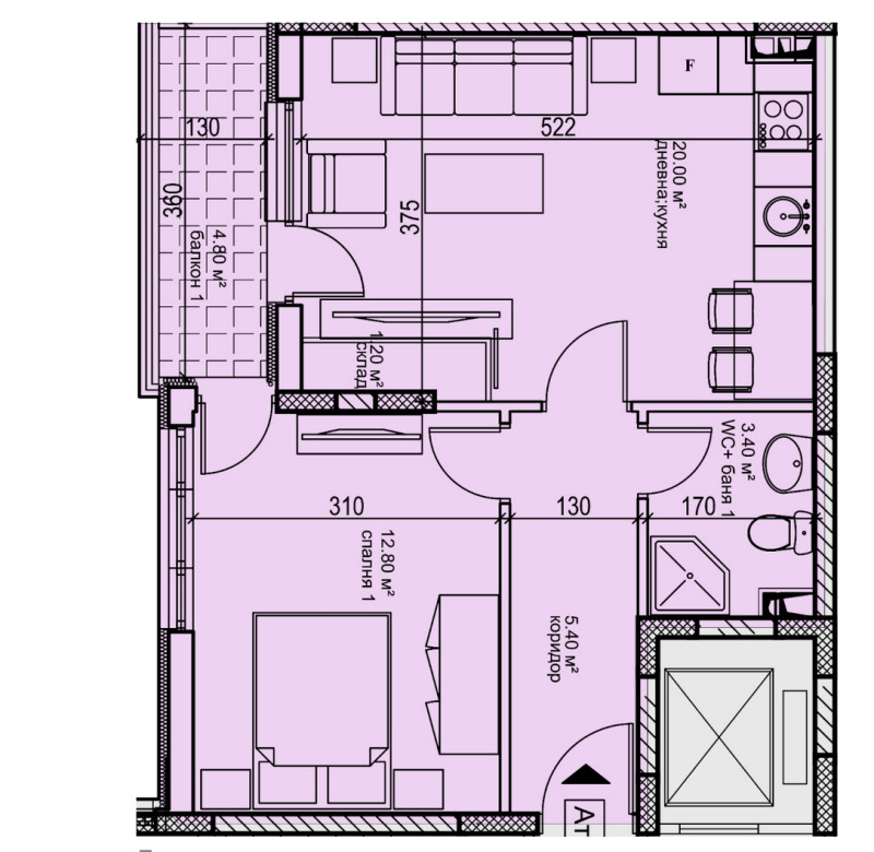 Продава 2-СТАЕН, гр. Пловдив, Кършияка, снимка 1 - Aпартаменти - 48148661