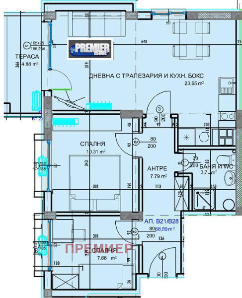 Продава 3-СТАЕН, гр. Пловдив, Христо Смирненски, снимка 6 - Апартаменти - 52701865