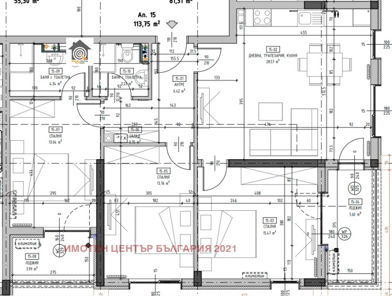 Na sprzedaż  3 sypialnie Sofia , Malinowa dolina , 136 mkw | 27985098 - obraz [3]