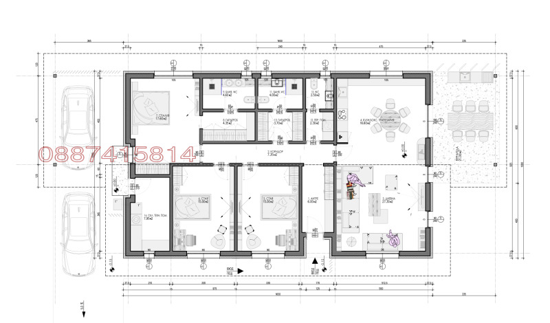 Продава КЪЩА, с. Храбрино, област Пловдив, снимка 4 - Къщи - 48187950