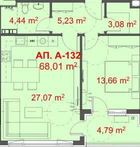 1 dormitorio Slaveykov, Burgas 1